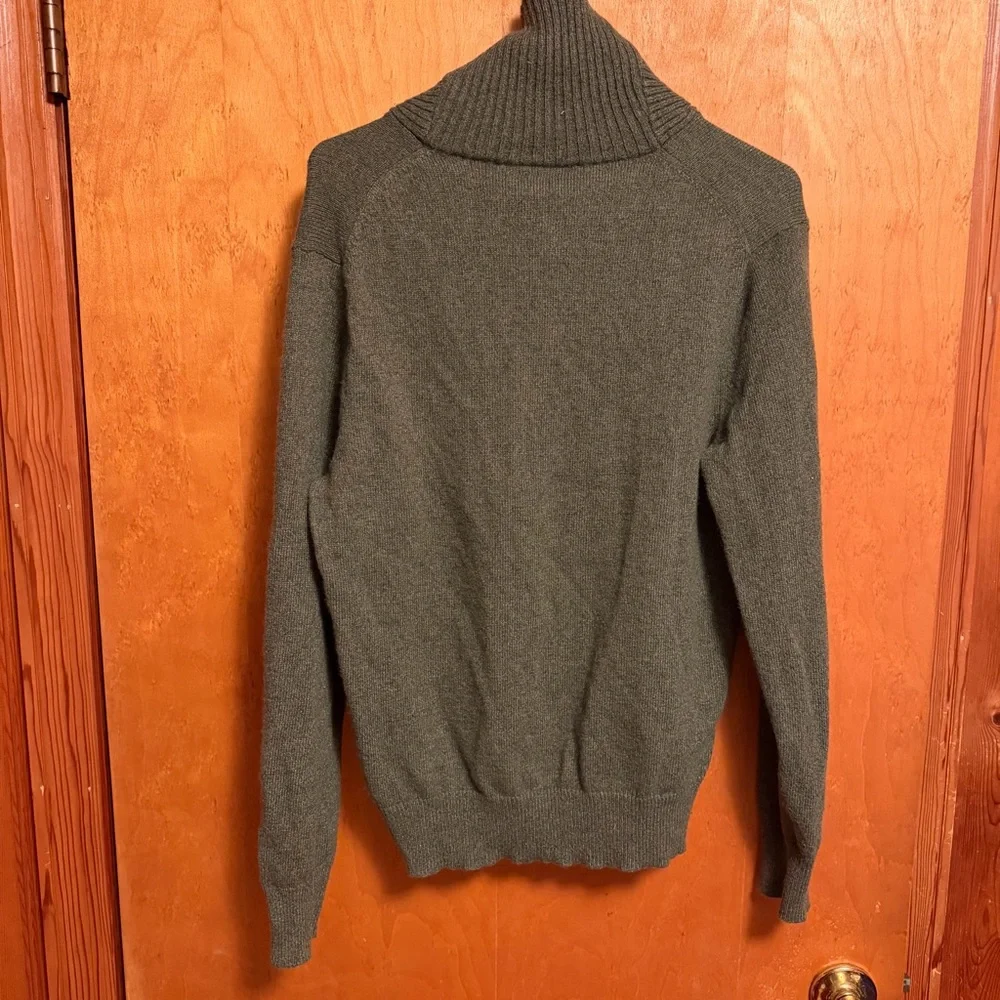 J. Crew Men's Forest Green‎ Turtleneck Sweater